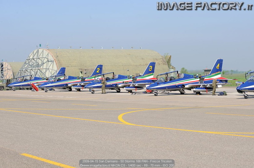 2009-04-15 San Damiano - 50 Stormo 166 PAN - Frecce Tricolori